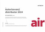 AB Klimatizace Autorizovaný distributor Hitachi – certifikát | Certifikáty